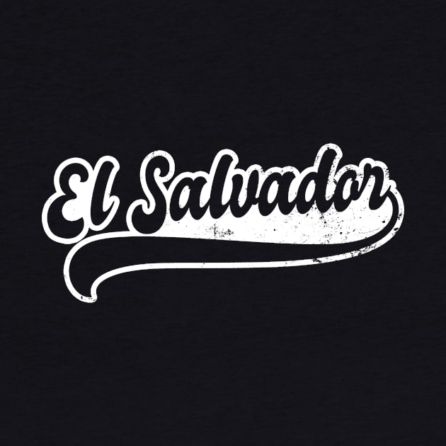 El Salvador Shirt | Vintage Retro Font Gift by Gawkclothing